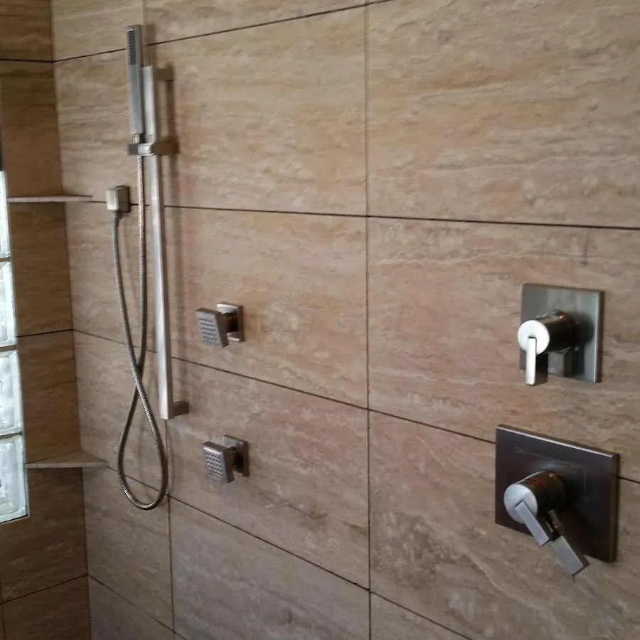 Shower fixture installation for Water Heater Replacement in Belleville